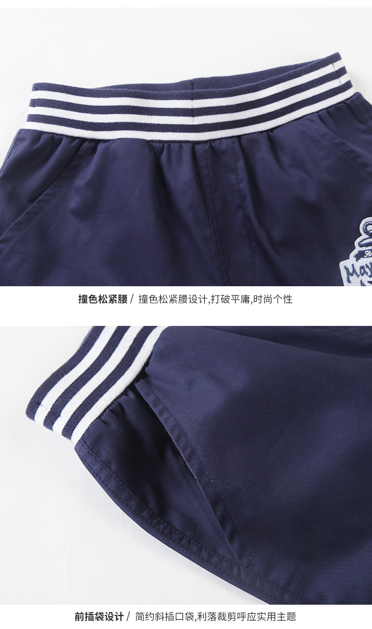 Quần áo mùa hè trẻ em quần áo bé trai phù hợp với áo thun ngắn tay năm quần quần short áo sơ mi golf quần áo - Thể thao sau áo thể thao nữ