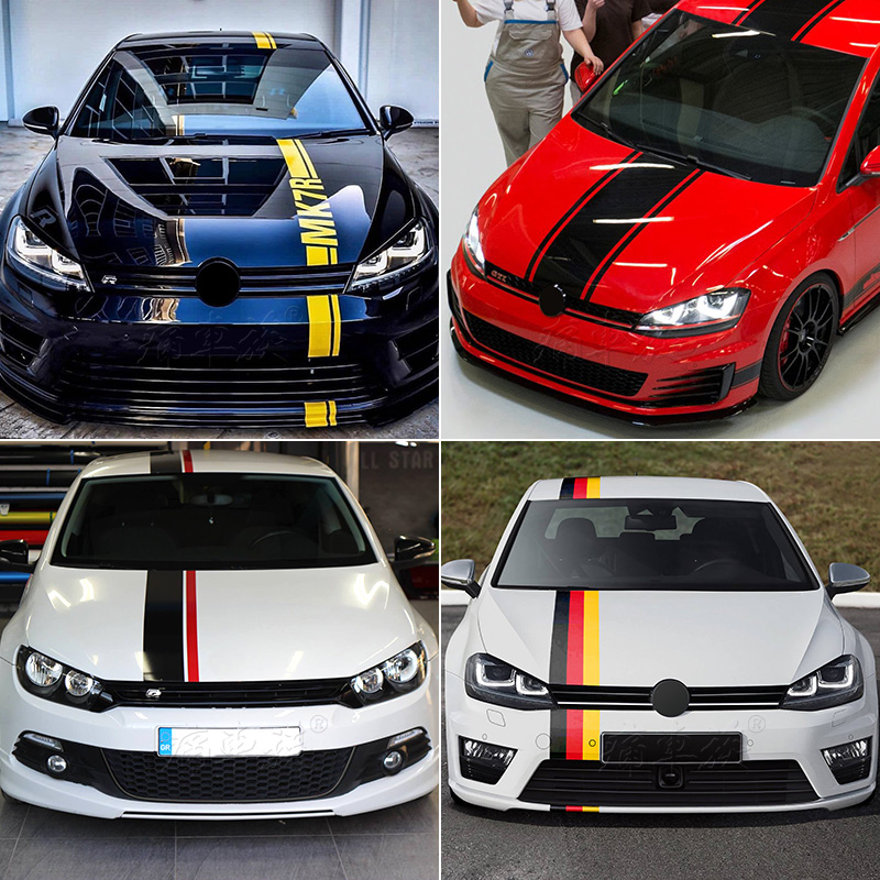 Fox Golf7 car stickers pull flowers POLO body decoration modified car stickers Scirocco Langxing Jetta Bora