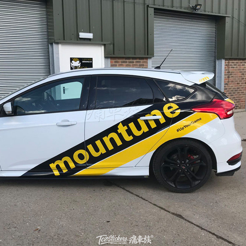 Ford New Focus car decals, body decoration, modified car stickers, film, frontiers, Ford