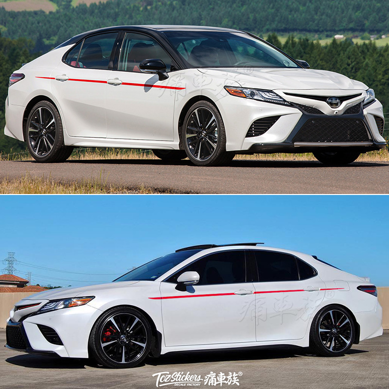 Suitable for 2021 new CAMRYCamry car stickler dedicated decoration retrofit bodywork waist line car stickers