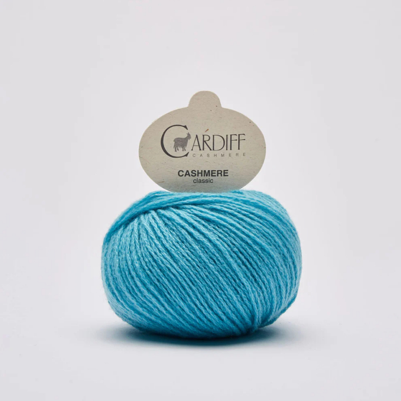 Cardiff Classic Medium-Fine Cashmere Yarn 112m /25G Italian Cardiff Pure Cashmere