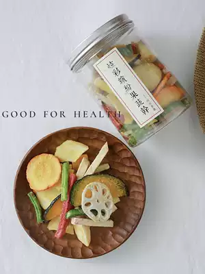 Sichuan page food collection Mixed dried vegetables snacks Children pregnant women baby dried fruits and vegetables Lotus root okra crispy fried garlic