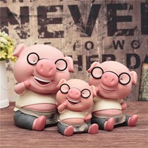 Creative cute piggy bank piggy bank drop-proof funny large cartoon childrens piggy bank birthday gift ornaments
