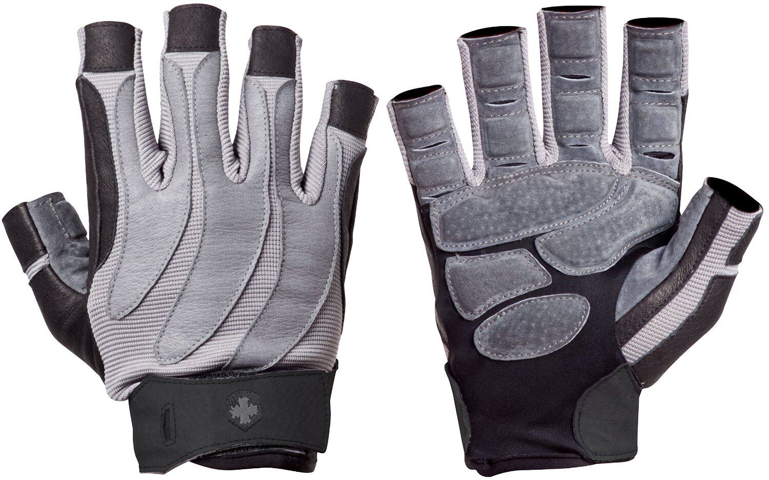 Hong Kong imports Harbinger Habinger #1315 BIOFOR men's genuine leather weightlifting 3 4 and half finger gloves