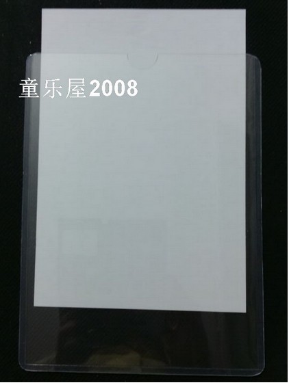 A4 Vertical hard card sleeve Vertical hard plastic sleeve Transparent card sleeve Display card bag File protection sleeve