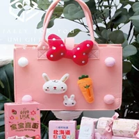 Средний номер розовый кролик