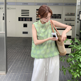 25新夏装新款新中式绿色上衣2D044-773-P单上衣75-套装P155-K235-，女装套装/套裙，衣珂纱朗