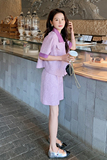 【夏款现货】时尚通勤拼色小香风套装088-2393p145k198，女装套装/套裙，2C088