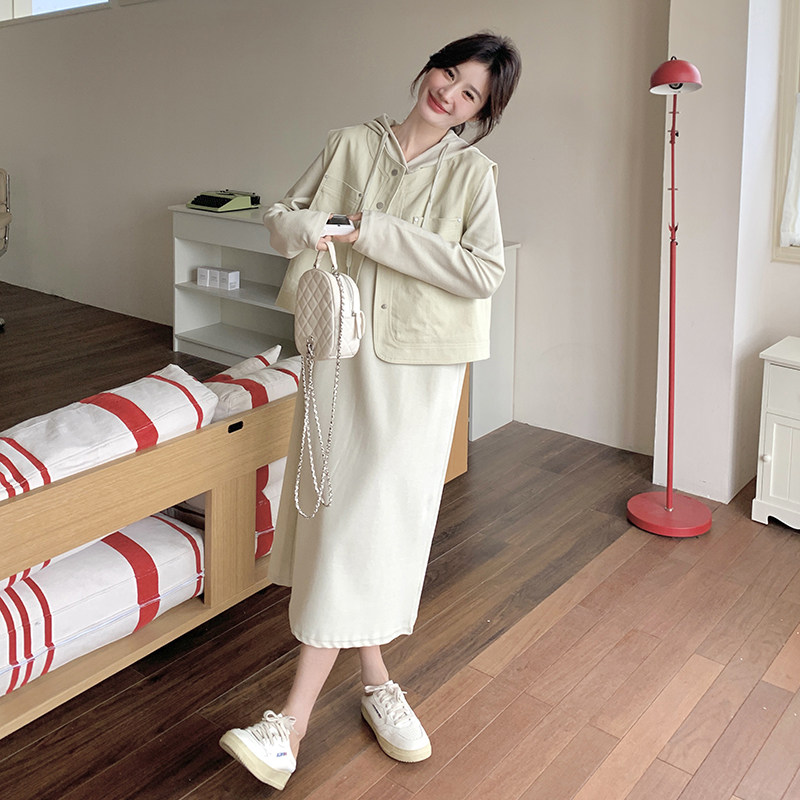 【现货】马甲+针织长裙套装2C277-6619-P155-K228,女装套装/套裙,2C277