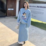 ：新款春装运动休闲宽松版两件套装裙2C135-6867P165K248，女装套装/套裙，2C135