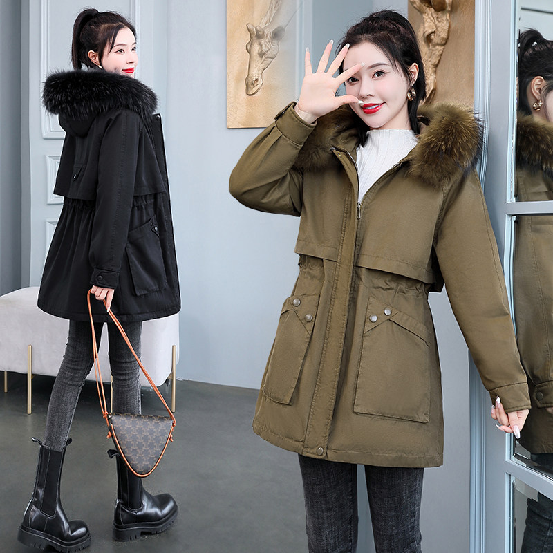 2025冬装加厚派克服带毛领，女装派克服，新感觉图片