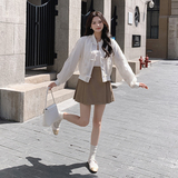 【现货】新中式轻风白蕾丝刺绣上衣休闲短外套防晒衣空调服，女装防晒衣，2D148