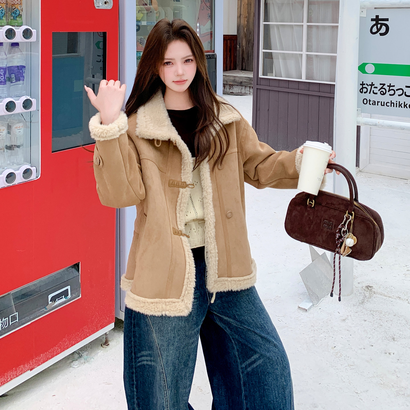 冬装新款皮毛一体-2C092-98788-P175-248,女装皮草,2C092