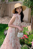 【夏季现货】碎花时尚法式度假风吊带连衣裙088-6623p105k158，女装连衣裙，2C088