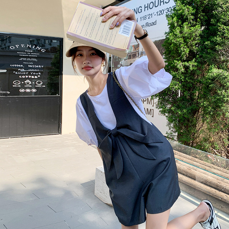 有买家秀夏季两件套套装2C098-8907连衣裤P95K138套P125K178,女装连体裤,2C098