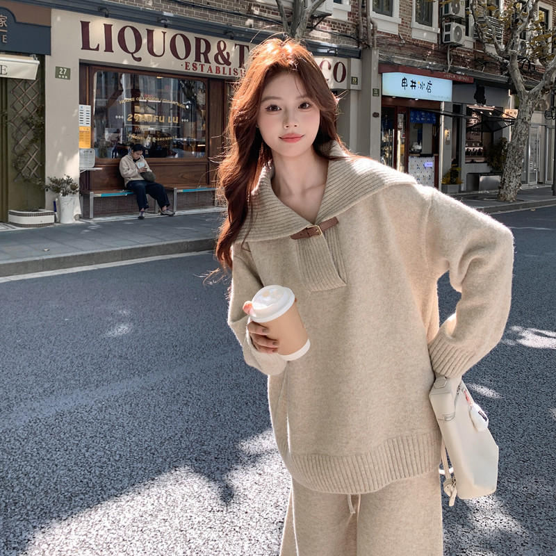 【新款】休闲毛衣套装2C115-2369-P145-K218,女装套装/套裙,2C115