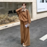 现货数据好2C273-9010-P185-K278卫衣+阔腿裤时尚休闲两件套，女装套装/套裙，2C273