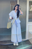 【大量现货】洋气时尚套装女2025夏新款2C227/2533/P165K218，女装套装/套裙，2C227