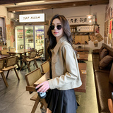 2025春季时尚新款女装大量现货百搭短款外套，女装皮衣，2C233
