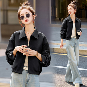 【新品】休闲款皮衣外套女短款减龄皮夹克1C115-2515-P125-K228图片