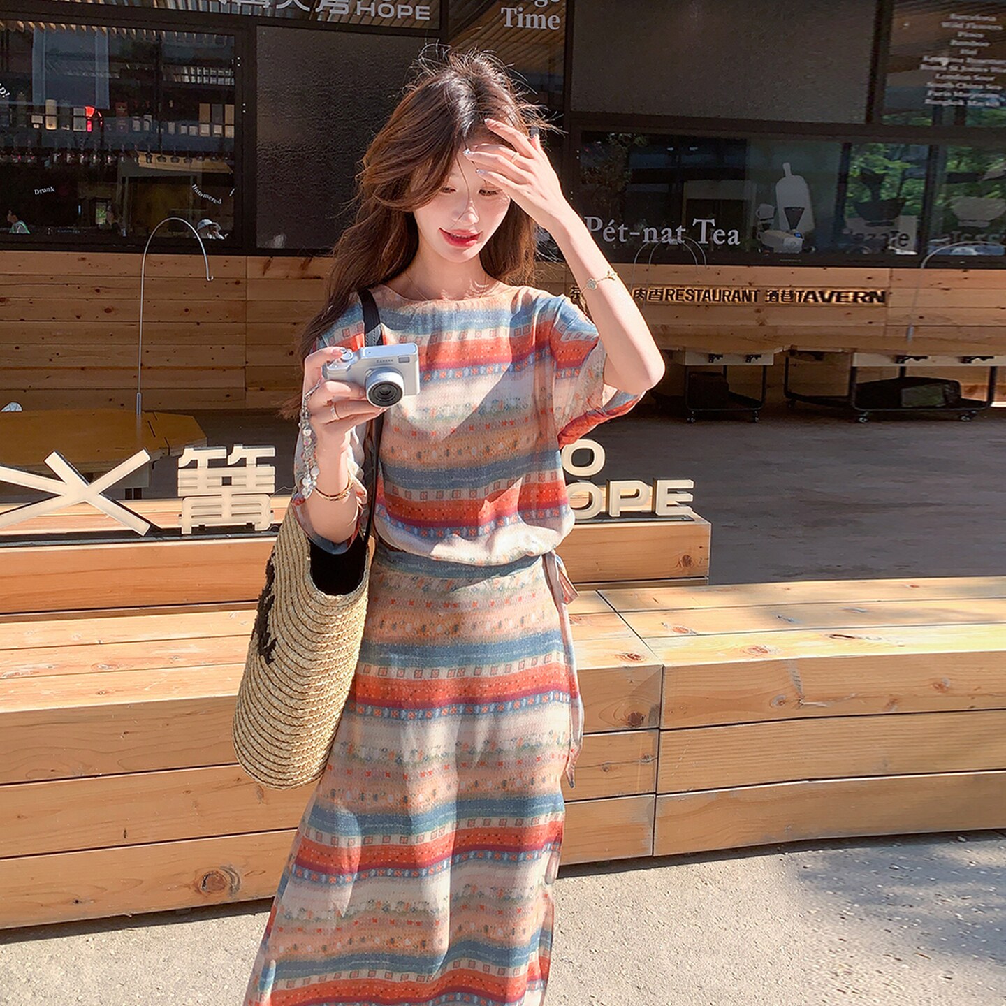 2025现货夏季时尚潮流新款连衣裙C271-9533-P135-K188,女装连衣裙,2C271