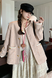 【主推】定制面料满天星小香外套【加棉】D9906P155K238，女装毛呢外套，2C321