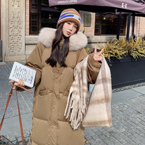 现货 圣诞过年加长款系帯棉服棉衣外套 2C122-766-P205-K308图片