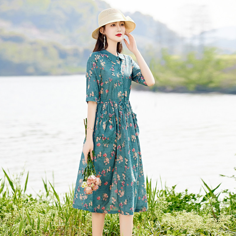 女装女士精品连衣裙2025年夏季,女装连衣裙,锦绣伊人
