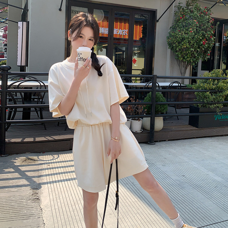 【夏季现货】运动风时尚宽松简约卫衣套装088-6612p135k188,女装套装/套裙,2C088