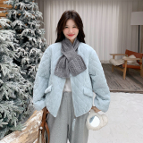 新标90绒羽绒服女短款高级感丝绒保暖外套2C227/3325/P265K338，女装羽绒服，2C227