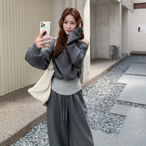 新款！！漏肩卫衣套装2C203-5528-P185-K278，女装套装/套裙，2C203