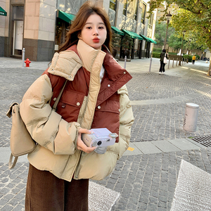 现货 加色 撞色羽绒服2C195-9198-P265控398图片
