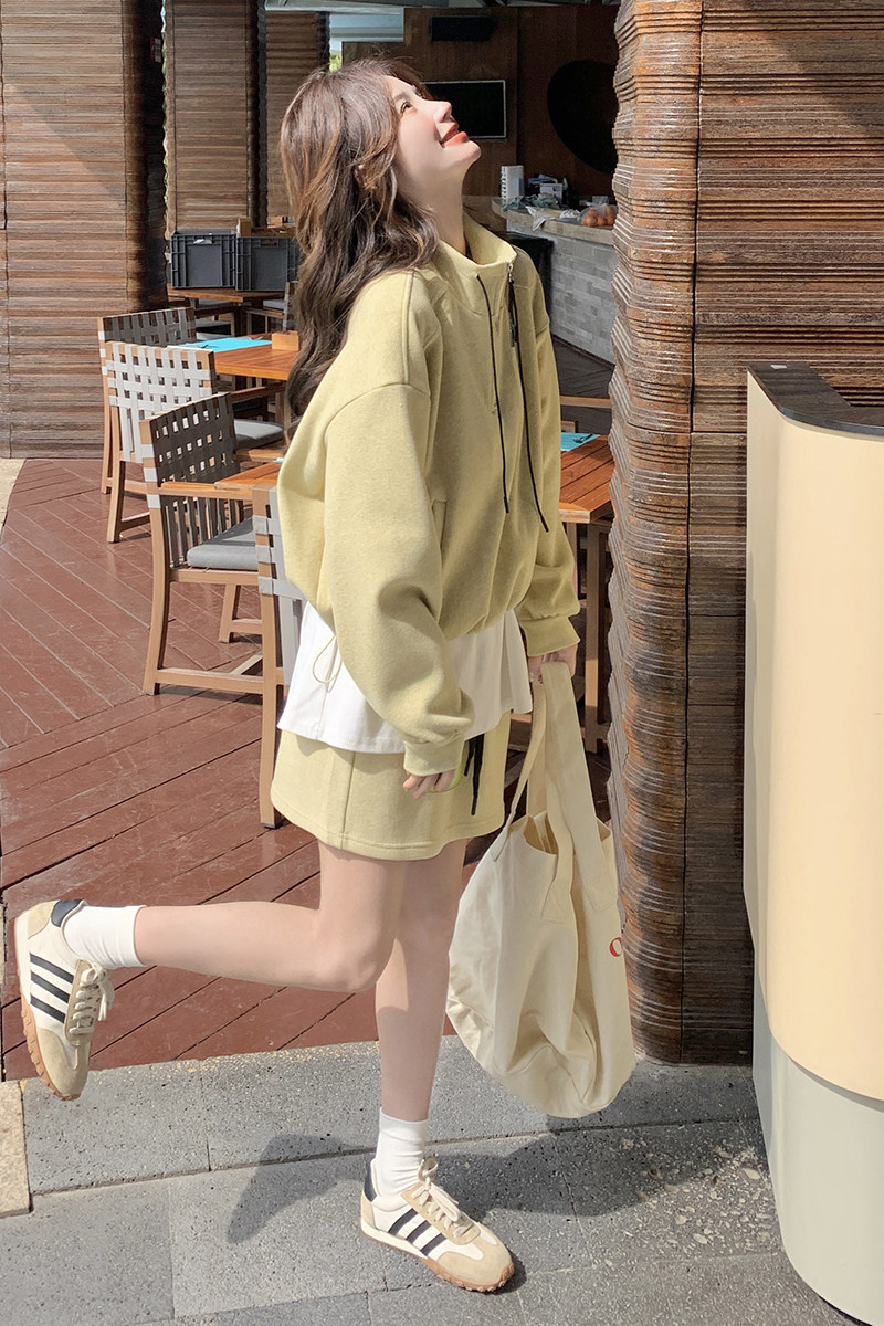 【现货】日光黄休闲显白套装088-7716P145K198,女装套装/套裙,2C088