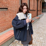 现货主推加厚羊羔毛休闲派克服1813款P245-K325，女装派克服，2B142