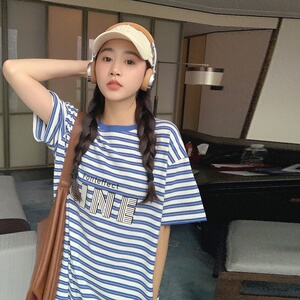 夏季3303款 学院风三维logo设计连衣裙 P90 K138图片