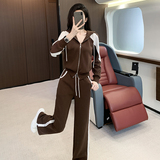 欧货休闲运动套装女秋新款时尚洋气两件套，女装套装/套裙，2C310