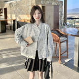 现货：春装新款高级复古印花韩系夹克外套2C135-6877P165K248，女装短外套，2C135