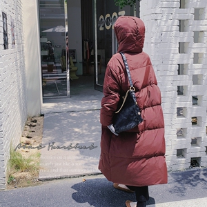 【大货已出】大被子长款卡其绿 可拆卸连帽羽绒服6689-P295-K448图片