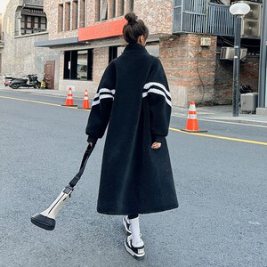 买家秀主推校园风皮毛一体加厚外套2C075-076-P195控278图片