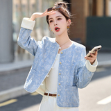 重工两片绣牛仔外套2026新款，女装短外套，衣佳和