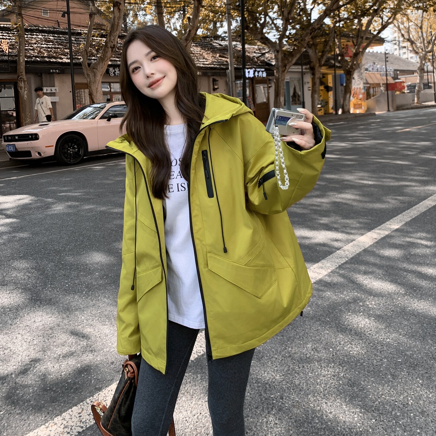 现货/韩系冲锋衣连帽工装派克棉服2C233-5832-P175-K268,女装棉衣/棉服,2C233