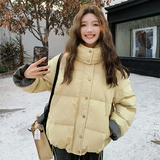 独特超好看多巴胺色短款连帽羽绒服女冬2024新款高级感白鸭绒外套，女装羽绒服，2C280