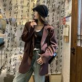 高级感炸街西装外套女2024秋季新款今年流行宽松休闲小个子小西服，女装西装，2C098
