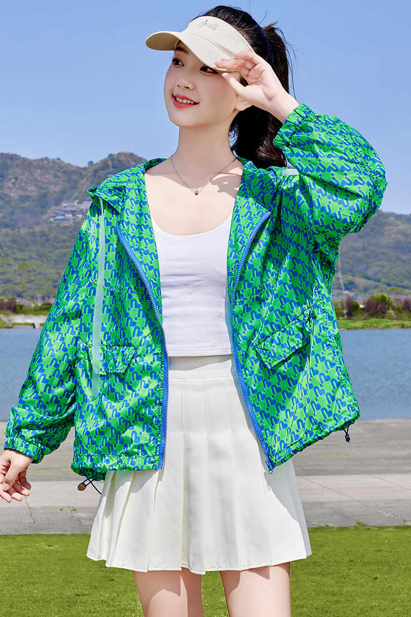 短款2025年防晒服RF2C290-5829#-P85-K138,女装防晒衣,2C290