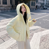 现货90白鸭绒白色羽绒服女2025新款洋气加厚外套7126-P285-K368，女装羽绒服，2B140