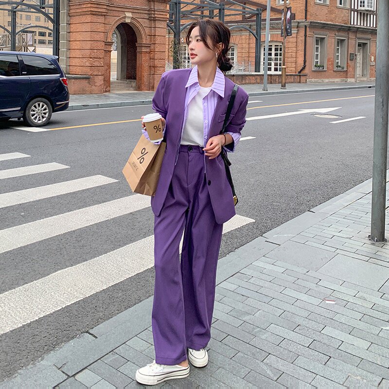大量现货#2025春装西装套装两件套2C133-820-P175-K238,女装套装/套裙,2C133