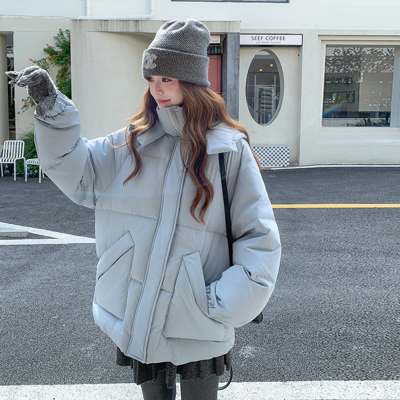 韩系温柔风羽绒棉衣外套女秋冬2025外套新款时髦棉衣加厚爆款棉袄,女装羽绒服,2C059