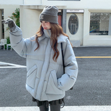韩系温柔风羽绒棉衣外套女秋冬2025外套新款时髦棉衣加厚爆款棉袄，女装羽绒服，2C059