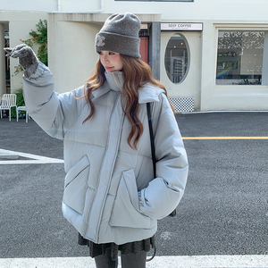 韩系温柔风羽绒棉衣外套女秋冬2025外套新款时髦棉衣加厚爆款棉袄图片