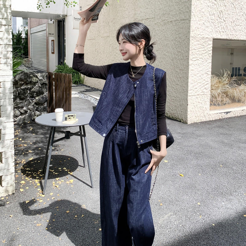2025秋冬款牛仔套装2602-P175-K248,女装套装/套裙,2D013